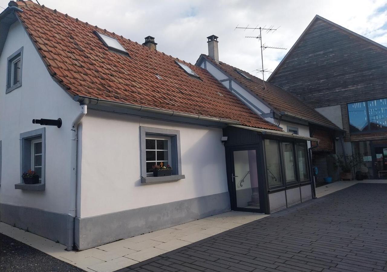 Charmant Cottage De Village Wittisheim Exteriör bild